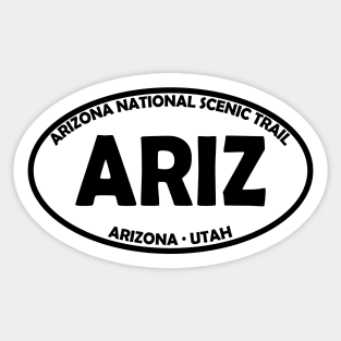 Arizona National Scenic Trail oval Sticker